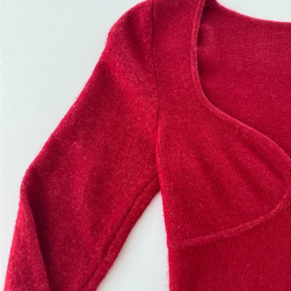 Aritzia Wilfred Greer Sweater in Red - Picture 3 of 6